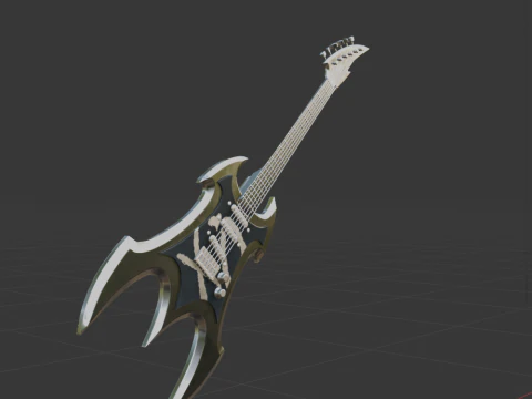 XO 6-String - Fortnite 3D Model
