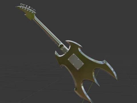 XO 6-String - Fortnite 3D Model