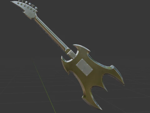 XO 6-String - Fortnite 3D Model