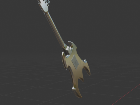 XO 6-String - Fortnite 3D 模型