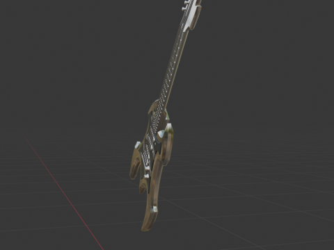 XO 6-String - Fortnite 3D 模型