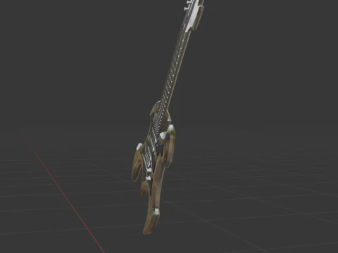 XO 6-String - Fortnite 3D Model