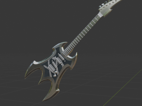 XO 6-String - Fortnite 3D 模型