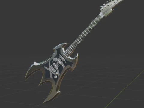 XO 6-String - Fortnite 3D Model