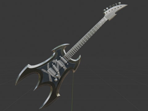 XO 6-String - Fortnite 3D 模型