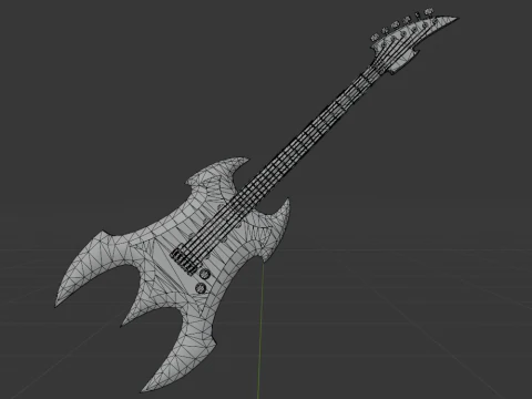 XO 6-String - Fortnite 3D Model