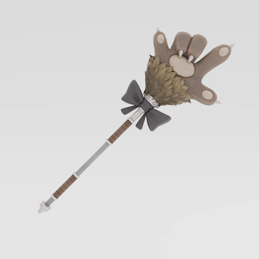 Wookie Paw - Fortnite 3D Model .c4d .max .obj .3ds .fbx .stl .blend 