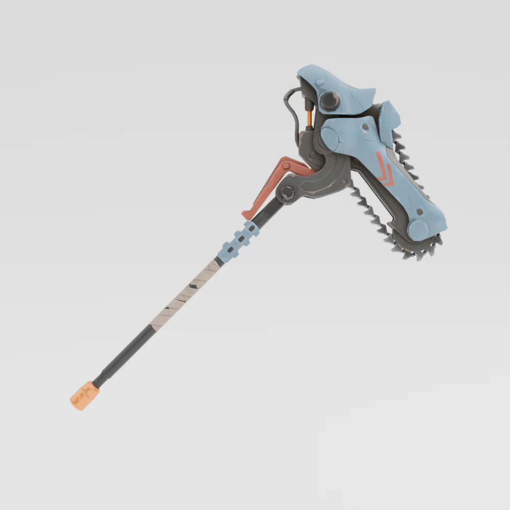 Asteroid Trencher - Fortnite 3D Model .c4d .max .obj .3ds .fbx .stl .blend 