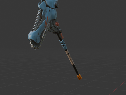 Asteroid Trencher - Fortnite 3D 模型