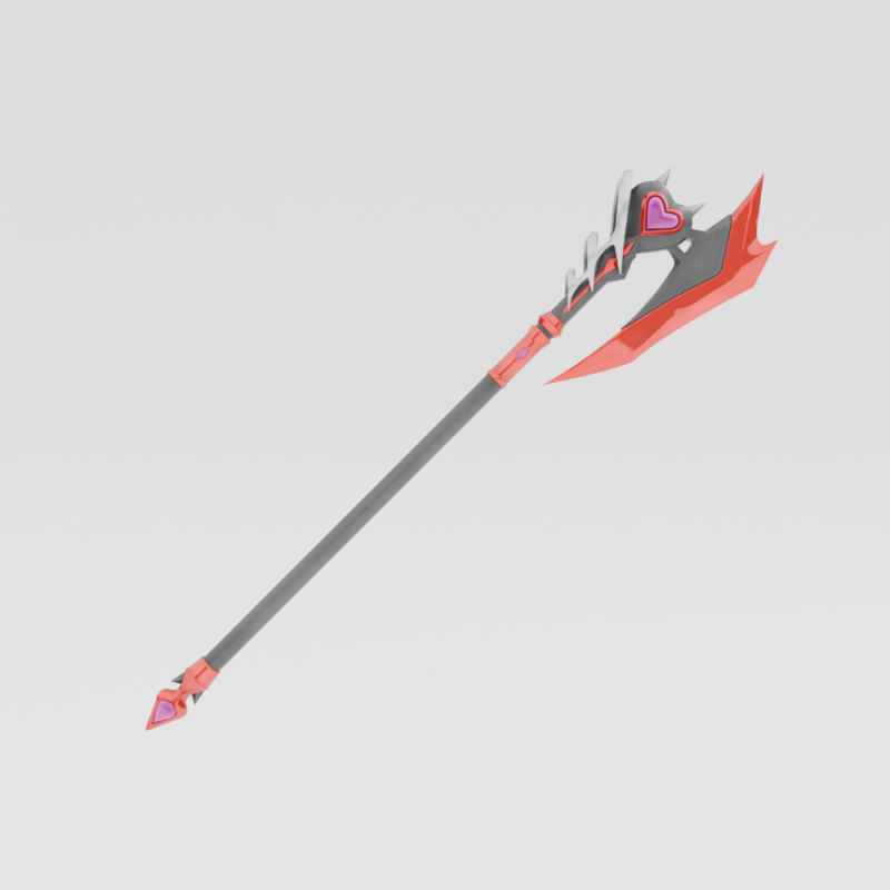 Heartache - Fortnite 3D Модель .c4d .max .obj .3ds .fbx .stl .blend