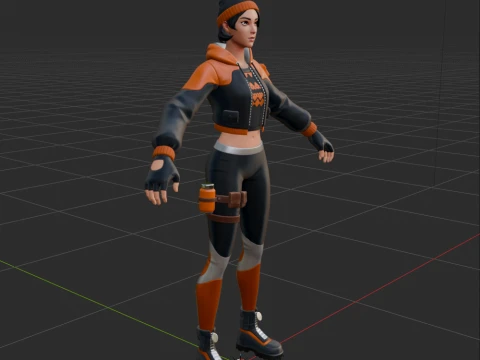 Sagan - Fortnite 3D Model
