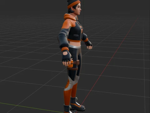 Sagan - Fortnite 3D Model