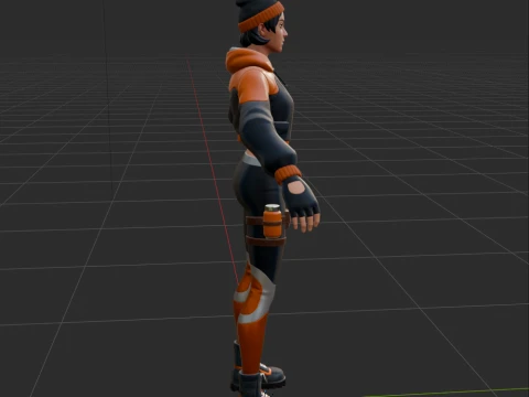 Sagan - Fortnite 3D Model