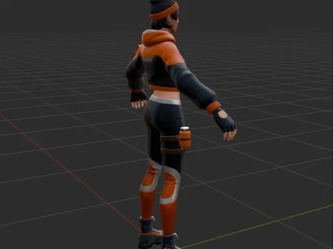 Sagan - Fortnite 3D Model