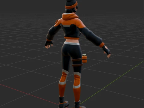 Sagan - Fortnite 3D Model