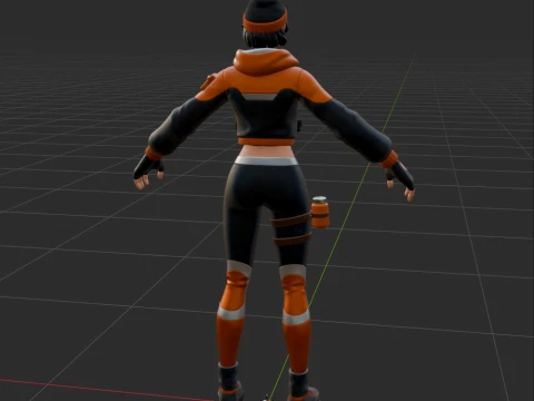 Sagan - Fortnite 3D Model