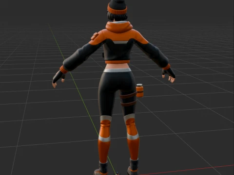 Sagan - Fortnite 3D Model