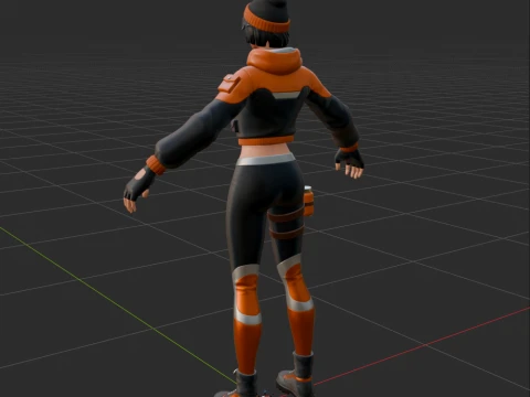 Sagan - Fortnite 3D Model