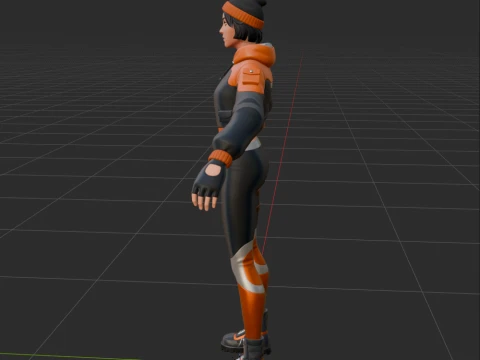 Sagan - Fortnite 3D Model
