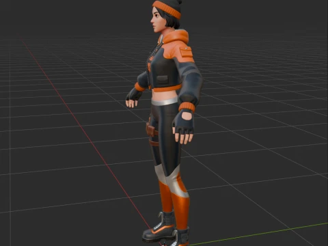 Sagan - Fortnite 3D Model