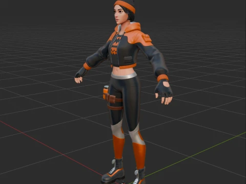Sagan - Fortnite 3D Model