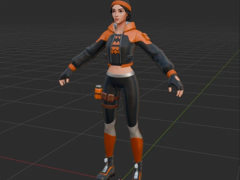 Sagan - Fortnite 3D Model