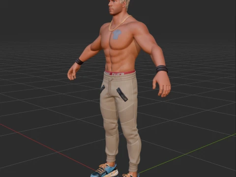 Dude - Fortnite 3D Model