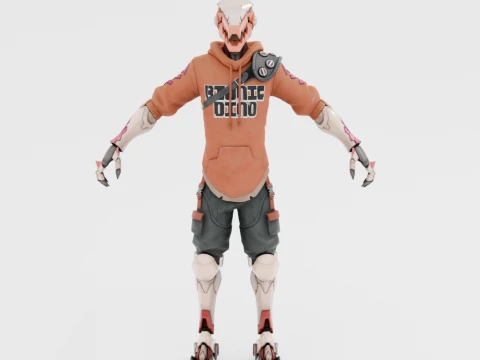 Haxsaur - Fortnite Modelo 3D