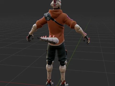 Haxsaur - Fortnite 3D Model