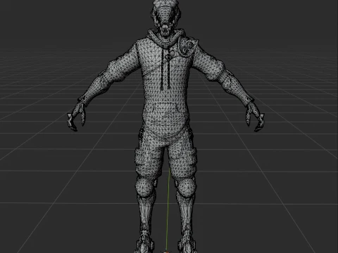 Haxsaur - Fortnite 3D Model