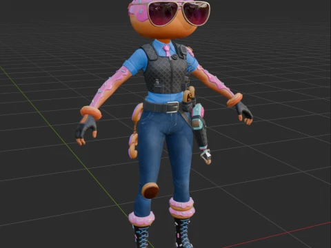 Constable Sprinkle - Fortnite 3D Model