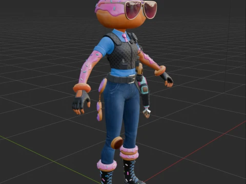 Constable Sprinkle - Fortnite 3D Model