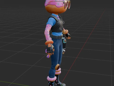 Constable Sprinkle - Fortnite 3D Model