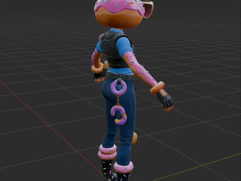 Constable Sprinkle - Fortnite 3D Model