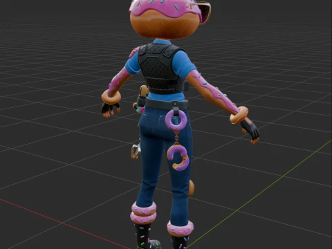 Constable Sprinkle - Fortnite 3D Model
