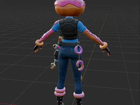 Constable Sprinkle - Fortnite 3D Model