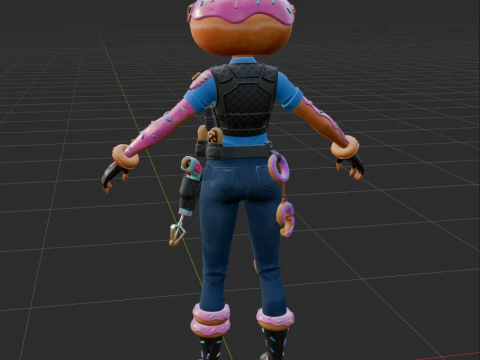 Constable Sprinkle - Fortnite 3D Model