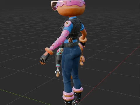 Constable Sprinkle - Fortnite 3D Model