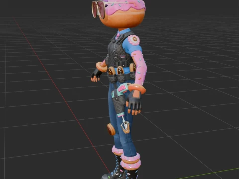 Constable Sprinkle - Fortnite 3D Model