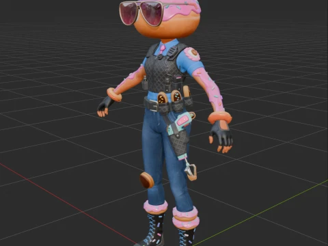 Constable Sprinkle - Fortnite 3D Model