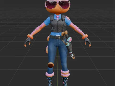 Constable Sprinkle - Fortnite 3D Model