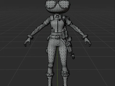 Constable Sprinkle - Fortnite 3D Model