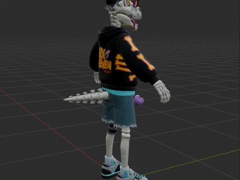 Gnarly Charlie - Fortnite 3D Model