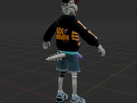 Gnarly Charlie - Fortnite 3D Model