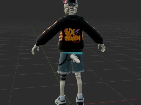 Gnarly Charlie - Fortnite 3D Model