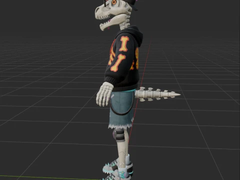 Gnarly Charlie - Fortnite 3D Model