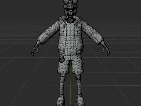 Gnarly Charlie - Fortnite 3D Model