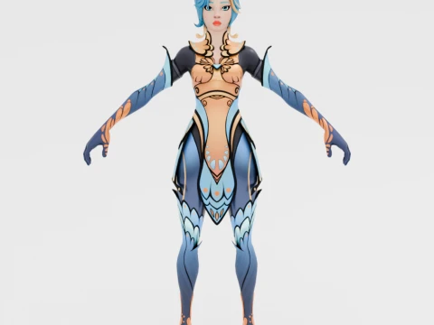 Flutter - Fortnite 3D Model