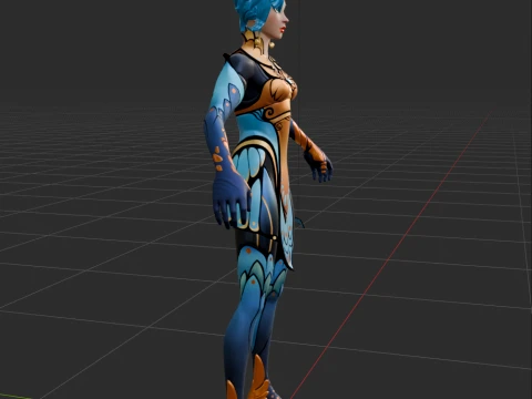 Flutter - Fortnite 3D Model
