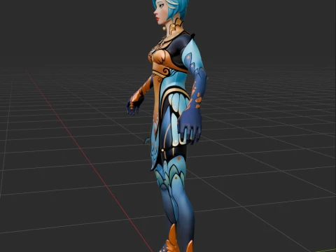 Flutter - Fortnite 3D Model